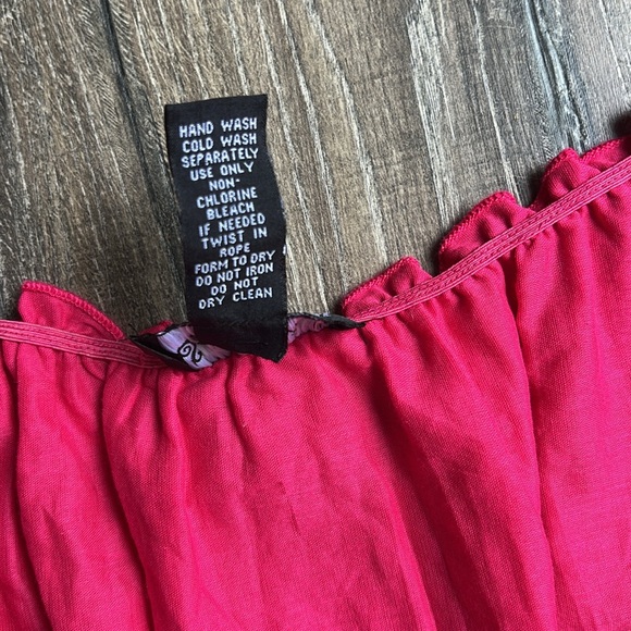 Studio West Fuchsia Cotton Dress - Picture 6 of 8